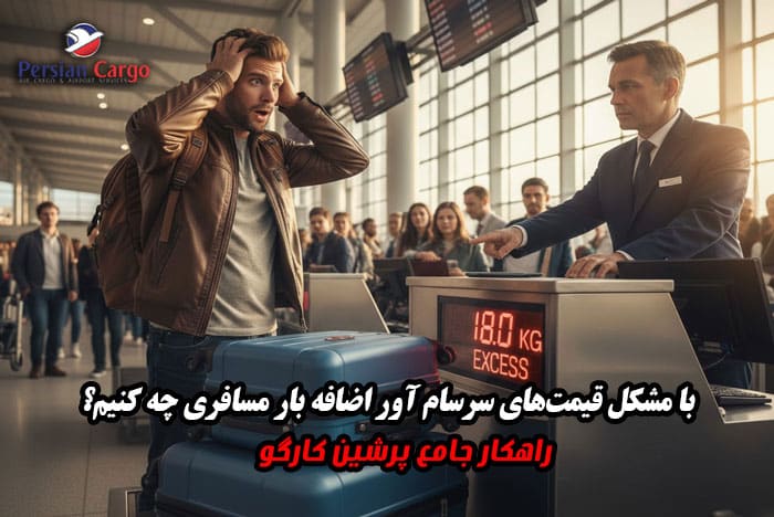 راهکار جامع پرشین کارگو برای مشکل اضافه بار مسافری در فرودگاه امام خمینی